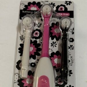 Sanrio Hello Kitty battery -operated Toothbrush ! BPA free